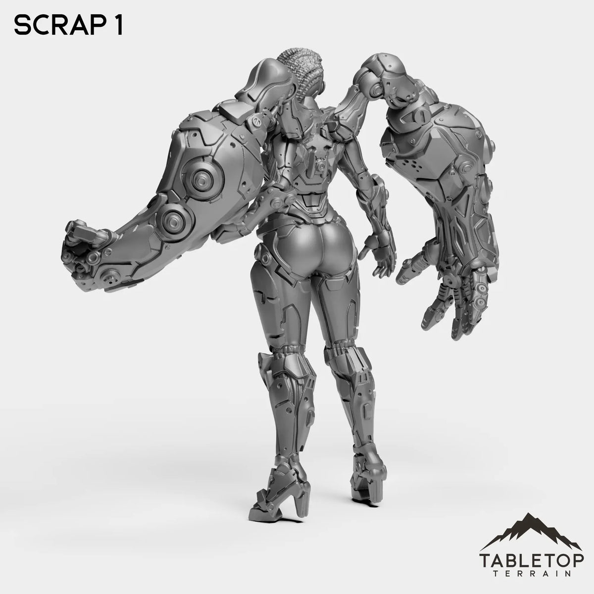 Tabletop Terrain Miniature Scraps - Human Hybrids