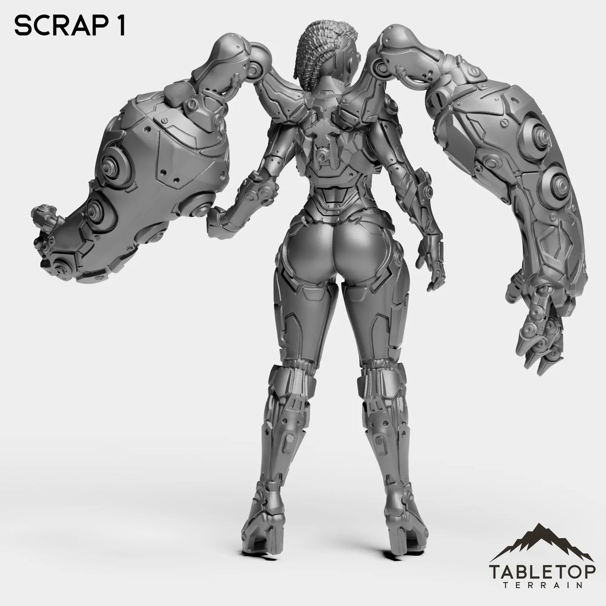 Tabletop Terrain Miniature Scraps - Human Hybrids