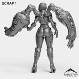 Tabletop Terrain Miniature Scraps - Human Hybrids