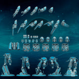 Tabletop Terrain Miniature Scylla Assault Brothers Squad (new design) (build kit)