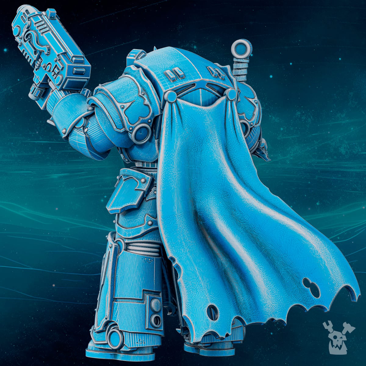 Tabletop Terrain Miniature Scylla Commander Banesword - Havoc Destroyer Armored Master of Scylla Legion 2.0