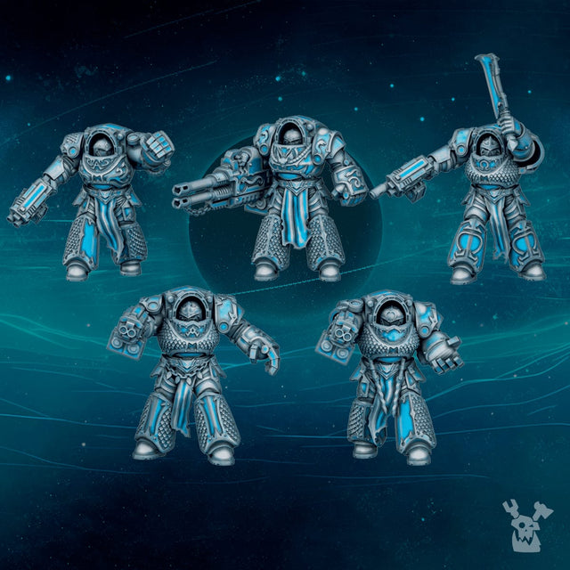 Tabletop Terrain Miniature Scylla Destroyers Squad (build kit)