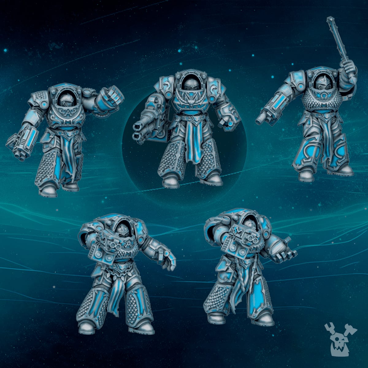 Tabletop Terrain Miniature Scylla Destroyers Squad (build kit)