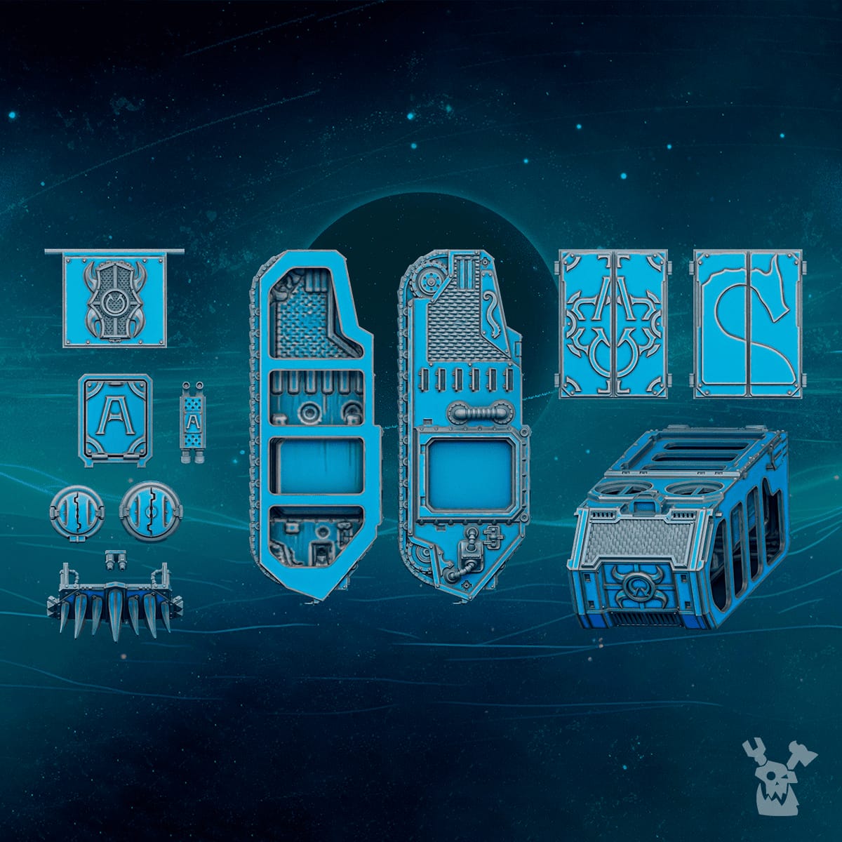 Tabletop Terrain Miniature Scylla Legion APC