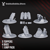 Tabletop Terrain Miniature Scylla Legion Assault Brothers squad (build kit)