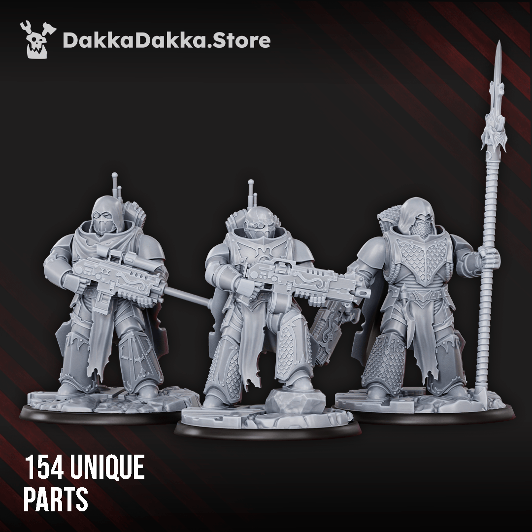 Tabletop Terrain Miniature Scylla Legion Core Set (Battle Brothers squad build kit)