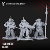 Tabletop Terrain Miniature Scylla Legion Core Set (Battle Brothers squad build kit)