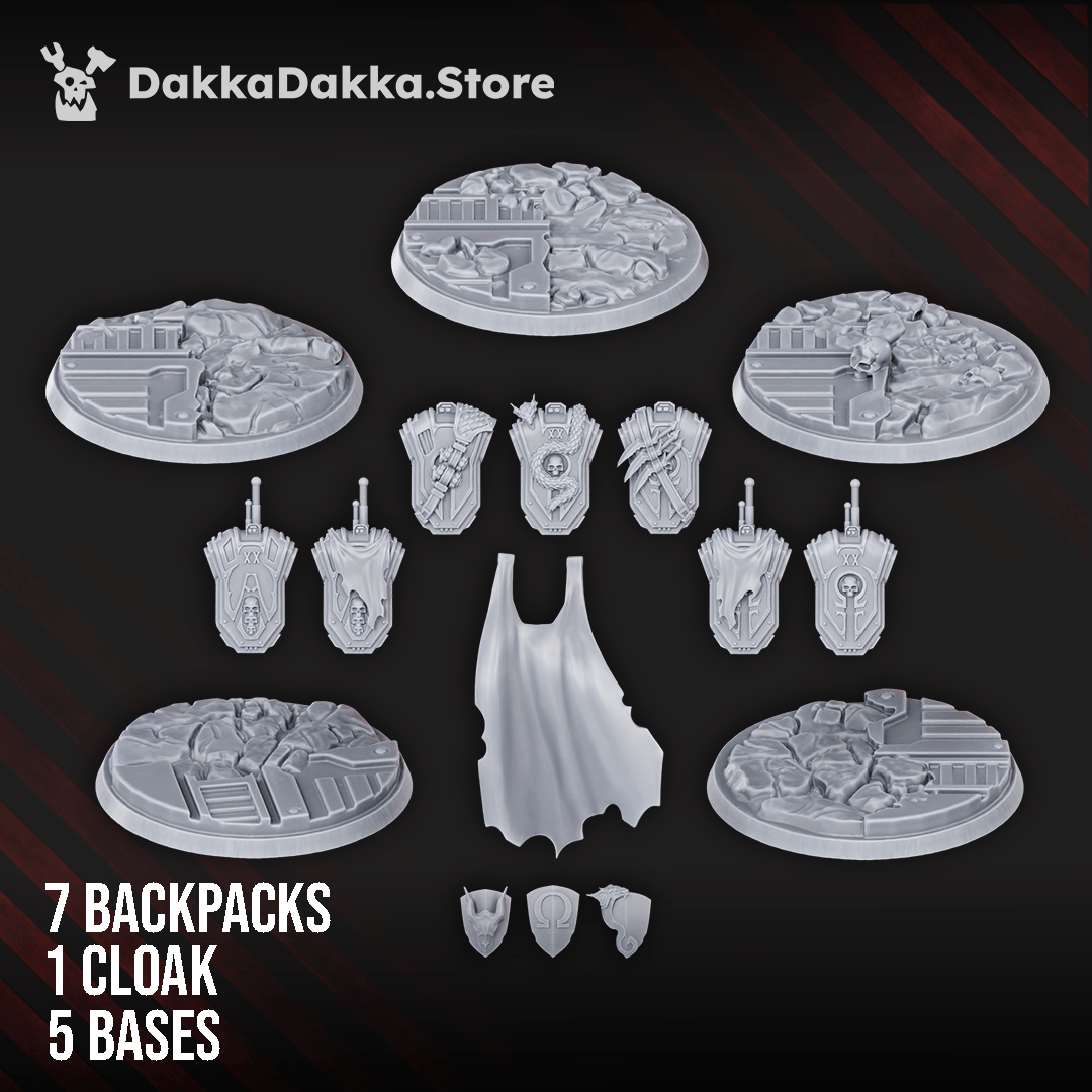 Tabletop Terrain Miniature Scylla Legion Core Set (Battle Brothers squad build kit)