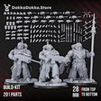 Tabletop Terrain Miniature Scylla Legion Core Set (Battle Brothers squad build kit)