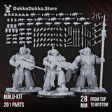 Tabletop Terrain Miniature Scylla Legion Core Set (Battle Brothers squad build kit)