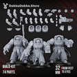 Tabletop Terrain Miniature Scylla Legion Destroyers squad (build kit)