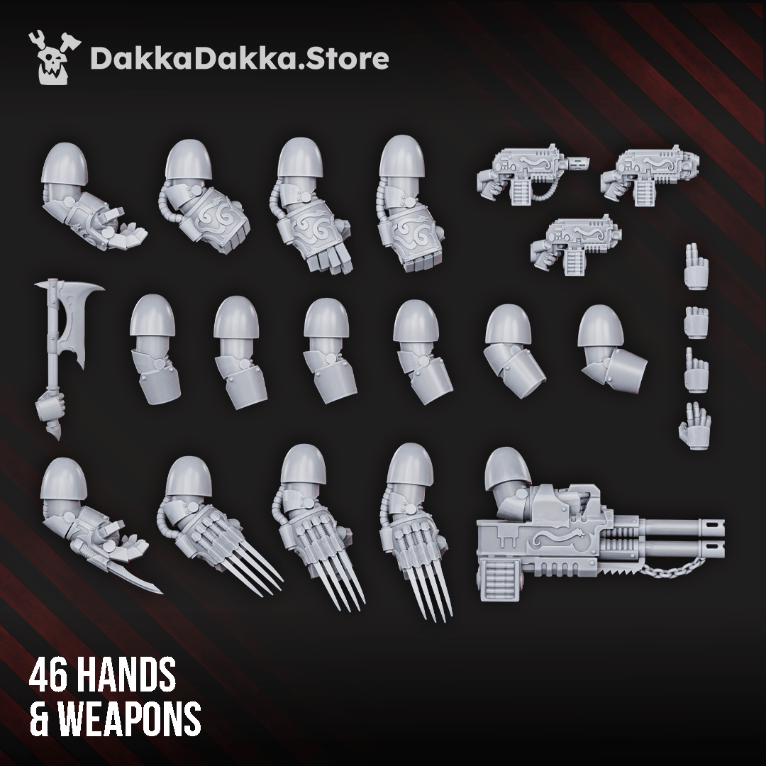 Tabletop Terrain Miniature Scylla Legion Destroyers squad (build kit)