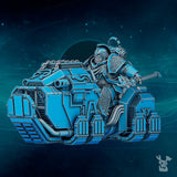 Tabletop Terrain Miniature Scylla Mage on Bike