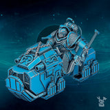 Tabletop Terrain Miniature Scylla Mage on Bike