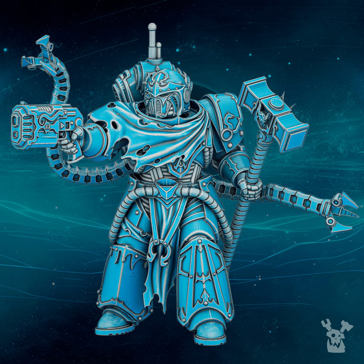 Tabletop Terrain Miniature Scylla Sethlans the Blacksmith (new design)