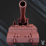 Tabletop Terrain Miniature Self-Propelled Artillery "Dead Flower"