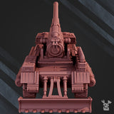Tabletop Terrain Miniature Self-Propelled Artillery "Dead Flower"