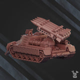 Tabletop Terrain Miniature Self Propelled Rocket Launcher "Red Chernenko" RC-985