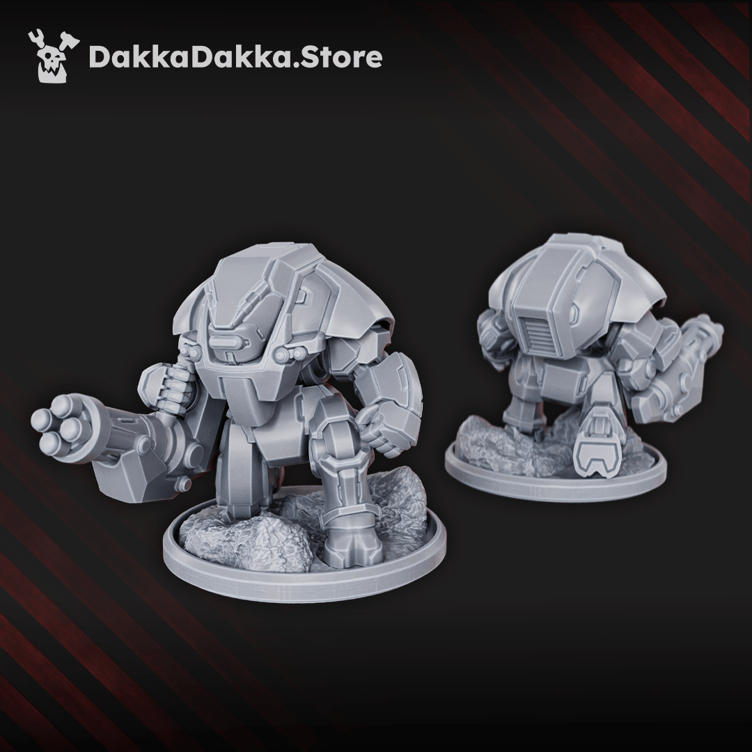 Tabletop Terrain Miniature Shadow Combat Suits