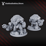 Tabletop Terrain Miniature Shadow Combat Suits