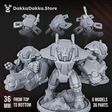 Tabletop Terrain Miniature Shadow Combat Suits