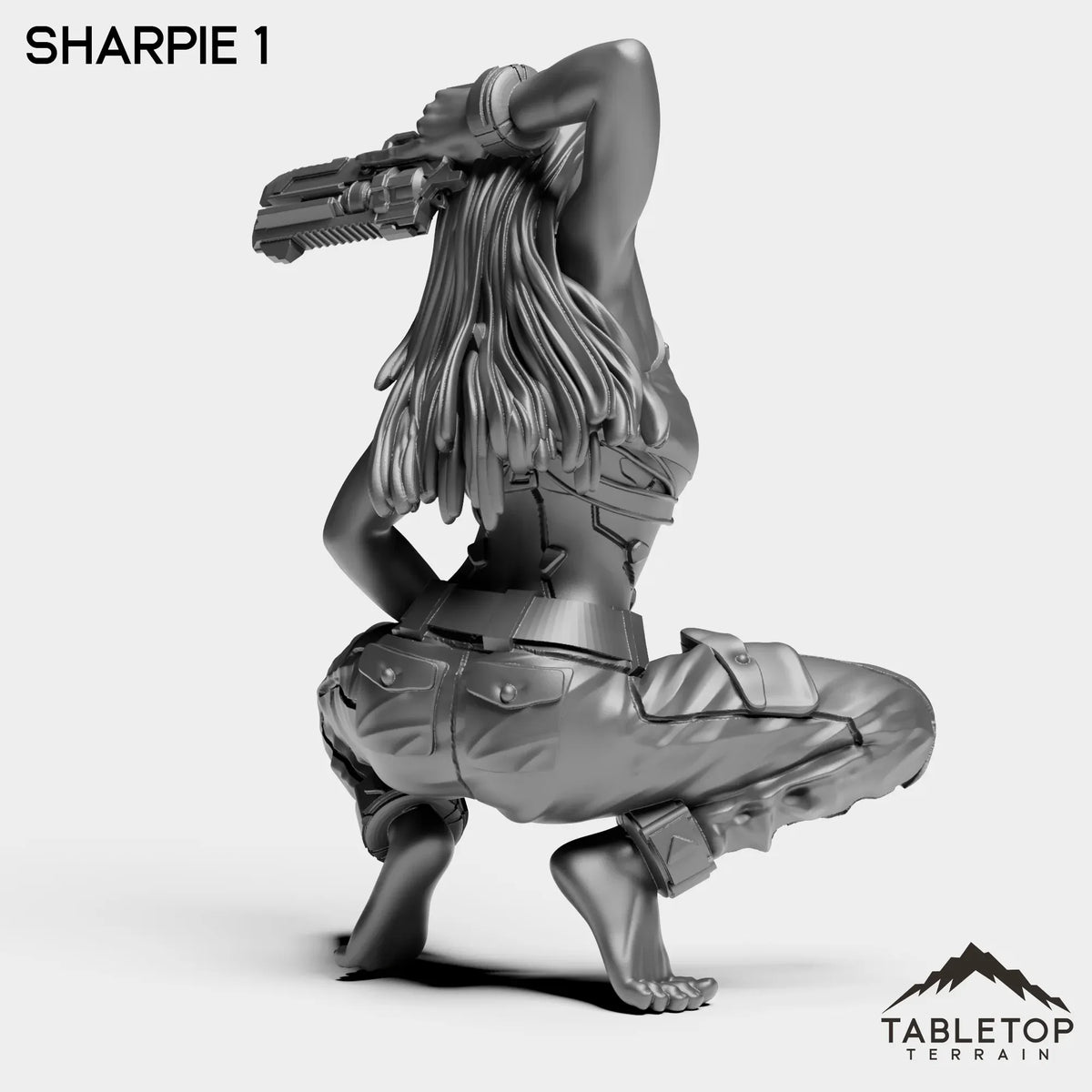 Tabletop Terrain Miniature Sharpie - Black Site Prisoners
