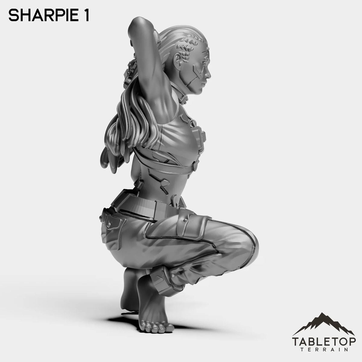 Tabletop Terrain Miniature Sharpie - Black Site Prisoners