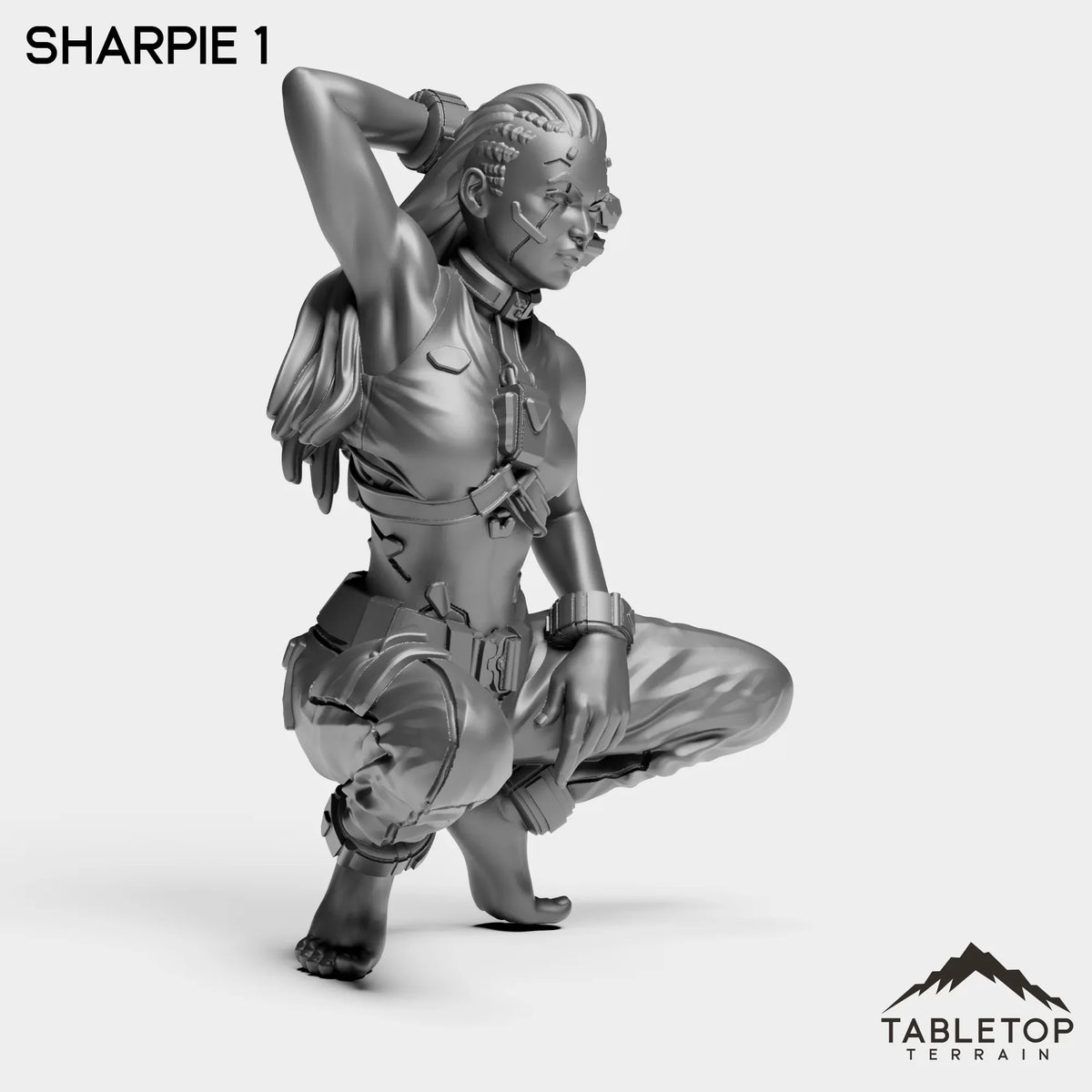Tabletop Terrain Miniature Sharpie - Black Site Prisoners