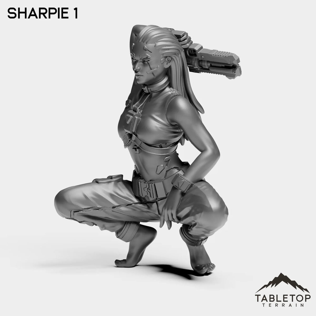 Tabletop Terrain Miniature Sharpie - Black Site Prisoners