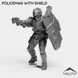 Tabletop Terrain Miniature Shield Officer - Raid44
