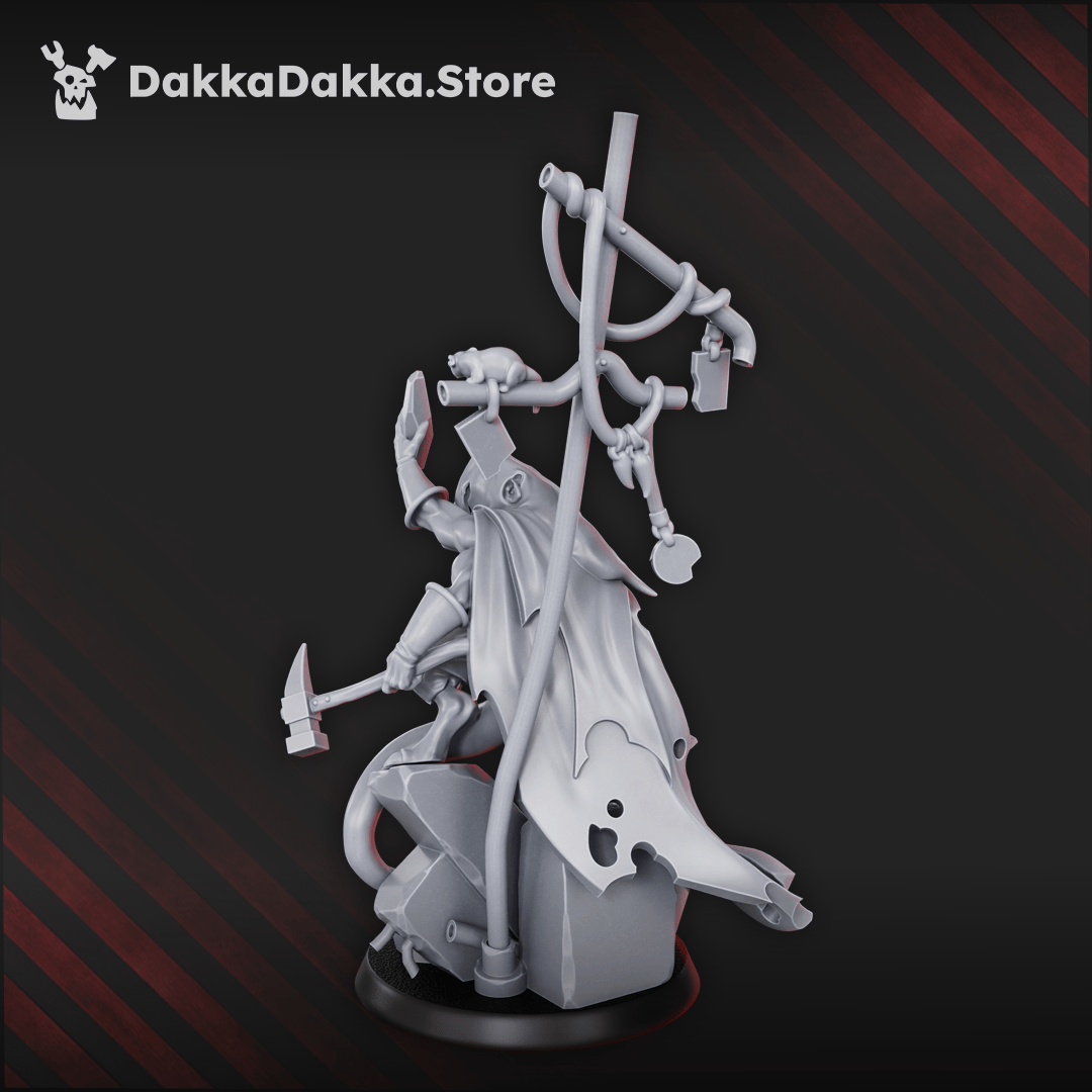 Tabletop Terrain Miniature Shift Supervisor Three-Armed
