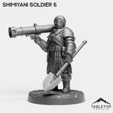 Tabletop Terrain Miniature Shimiyani Soldiers - Alchemical Satrapy