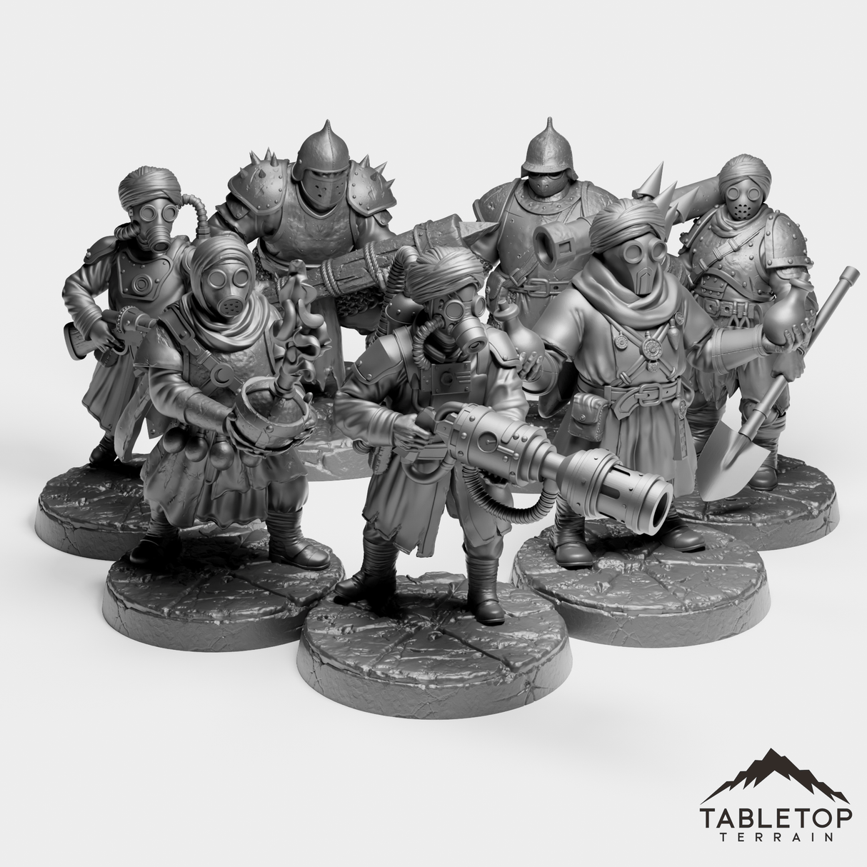 Tabletop Terrain Miniature Shimiyayi Soldiers - Alchemical Satrapy