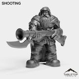Tabletop Terrain Miniature Shooting Dwarf Rifleman