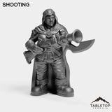 Tabletop Terrain Miniature Shooting Dwarf Rifleman Female