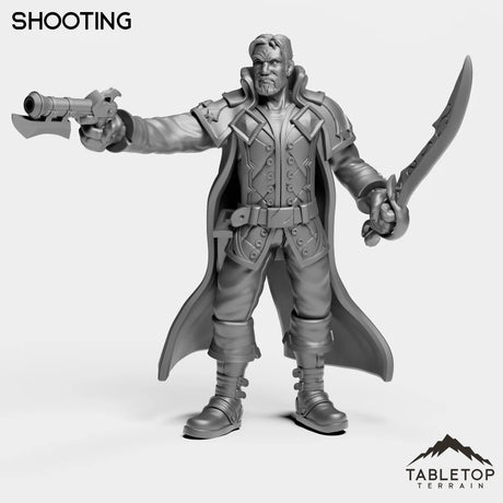 Tabletop Terrain Miniature Shooting Werewolf Human King