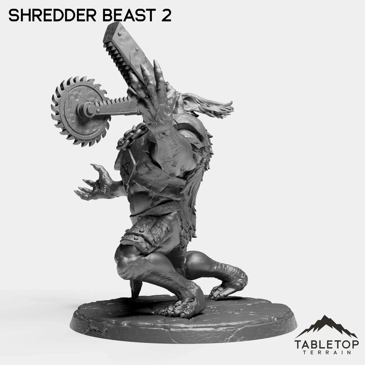 Tabletop Terrain Miniature Shredder Beast - Starspawn Soldiers