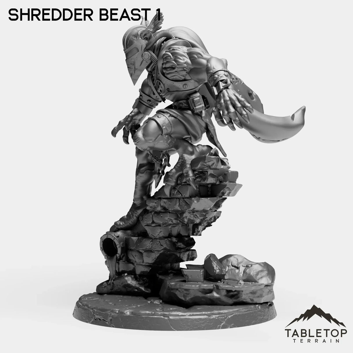 Tabletop Terrain Miniature Shredder Beast - Starspawn Soldiers