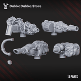 Tabletop Terrain Miniature Shroomspawn Weapons Crew Squad (x6)