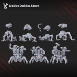 Tabletop Terrain Miniature Shroomspawn Weapons Crew Squad (x6)