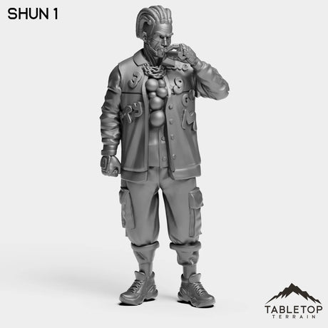Tabletop Terrain Miniature Shun 1 Shun - Strike Team Omega & Almighty Friends