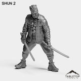 Tabletop Terrain Miniature Shun 2 Shun - Strike Team Omega & Almighty Friends