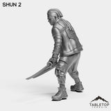 Tabletop Terrain Miniature Shun - Strike Team Omega & Almighty Friends