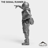 Tabletop Terrain Miniature Signal Runner - Ash Nomads