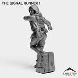 Tabletop Terrain Miniature Signal Runner - Ash Nomads