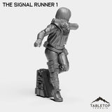 Tabletop Terrain Miniature Signal Runner - Ash Nomads