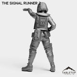 Tabletop Terrain Miniature Signal Runner - Ash Nomads
