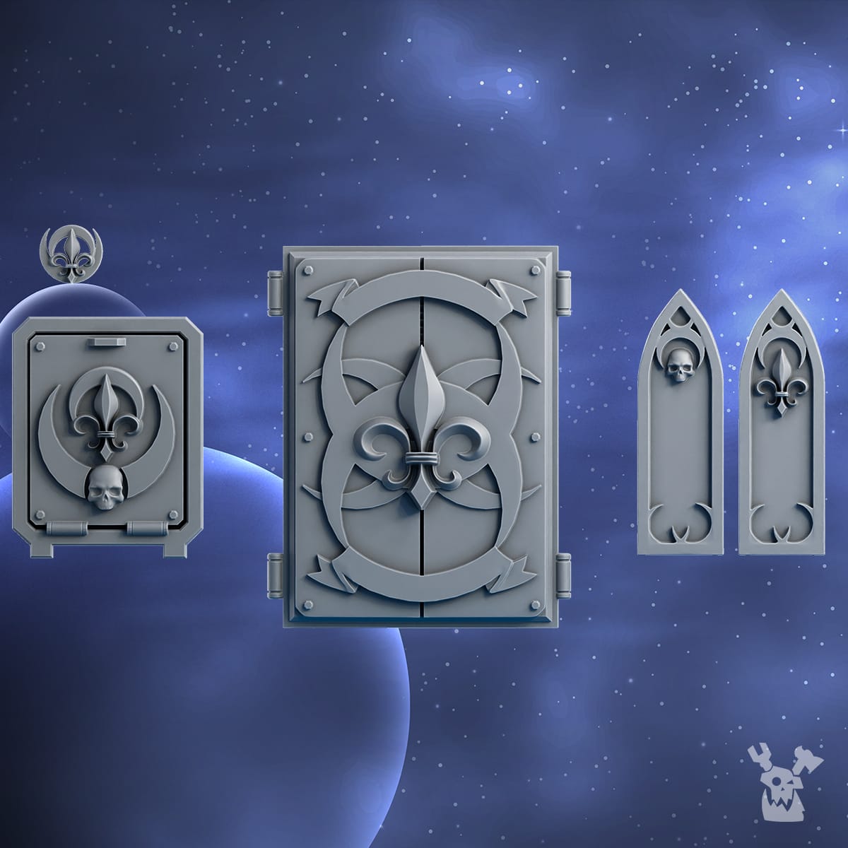 Tabletop Terrain Miniature Silver Moon Daughters APC