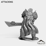 Tabletop Terrain Miniature Silver Paladin Crusader