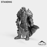Tabletop Terrain Miniature Silver Paladin Crusader